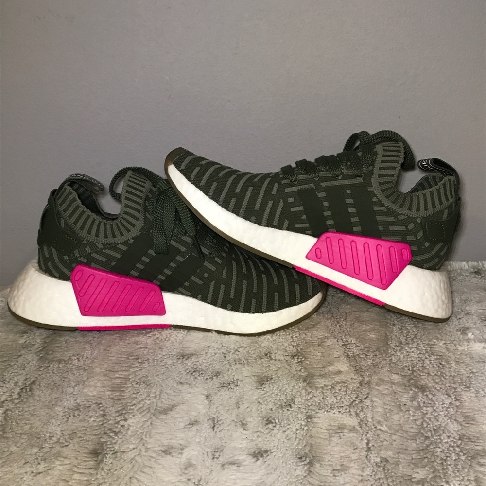 🔥NIB adidas NMD_R2 Primeknit 'Japan Khaki Green' - Picture 6 of 8